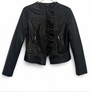 Zara Black Leather Jacket